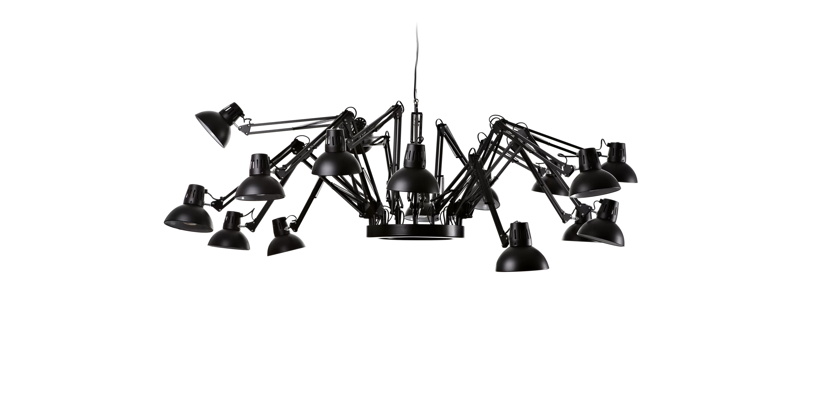 Dear Ingo suspension light black dynamic shape 2 front side